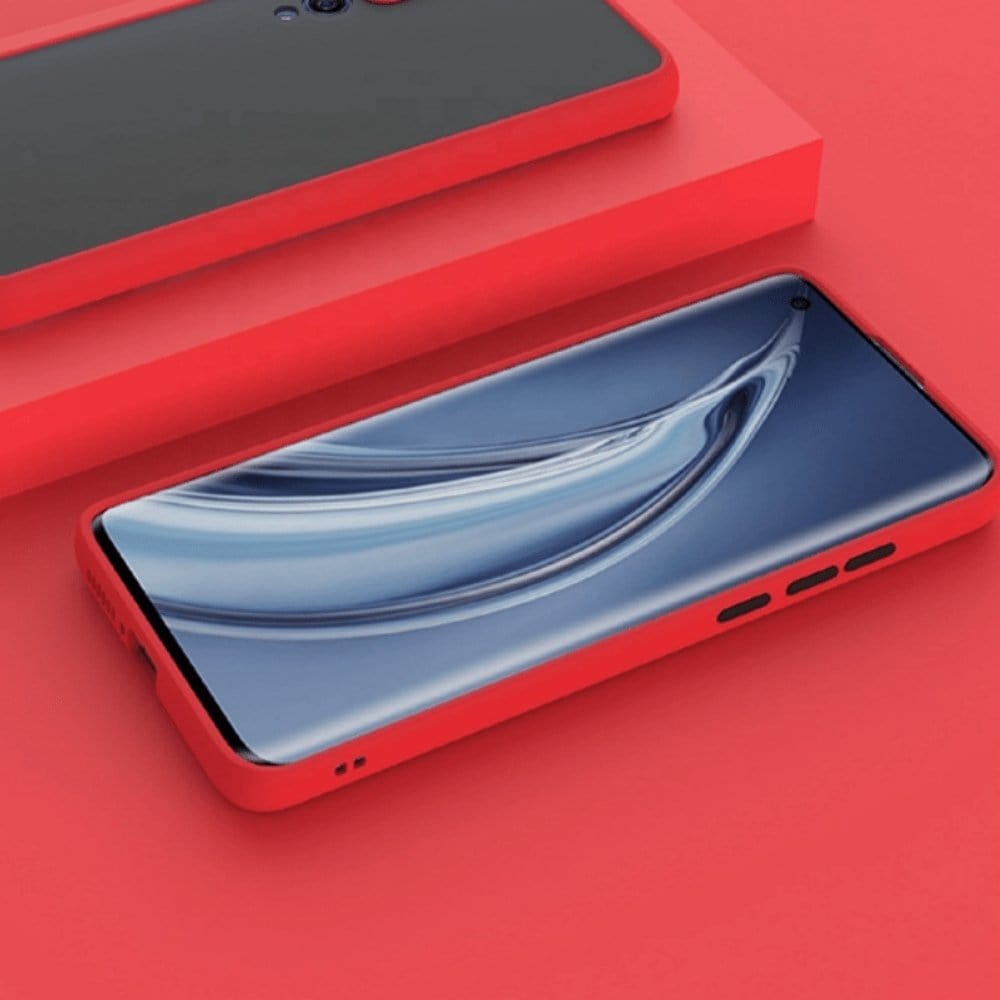 Colorful Smoke Case for OPPO F21 Pro Cover with Camera Protection Red Onezeros.in