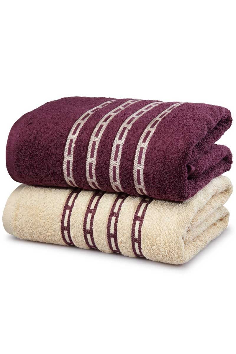 Cotton 500 GSM Couple Towels Set Home Furnishing