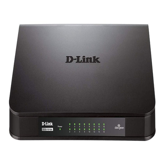 D-link DGS-1016a 16-Port gigabit switch (Unmanaged Switch) Networking
