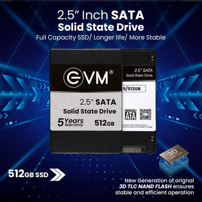 EVM 512GB SSD 2.5" INCH SATA Storage Devices for Computers Computer Accessories