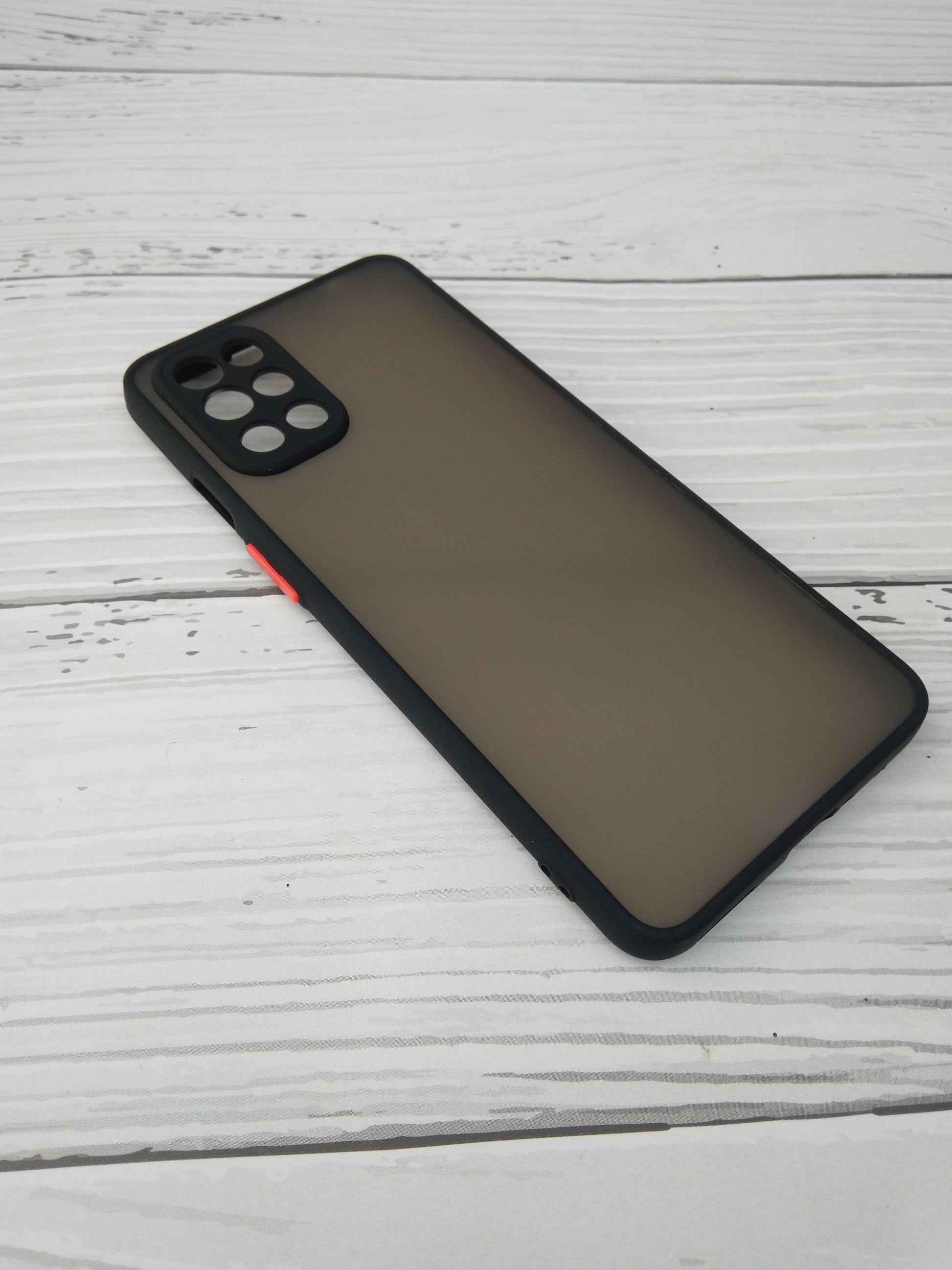 Frosted Smoke Case for OnePlus 9R Back Cover Black Onezeros.in