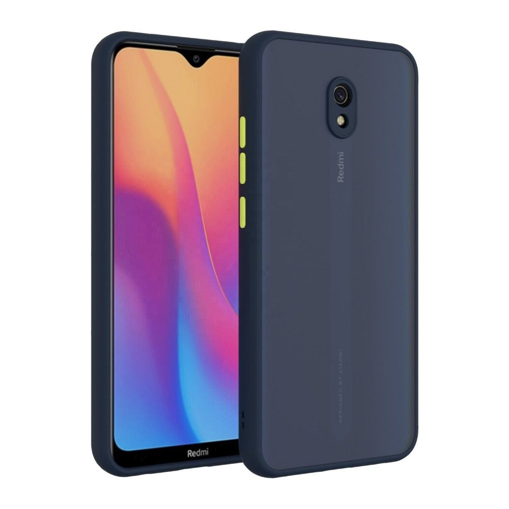 Frosted Smoke Cover for Redmi 8A Camera Protection Phone Case Royal Blue Onezeros.in