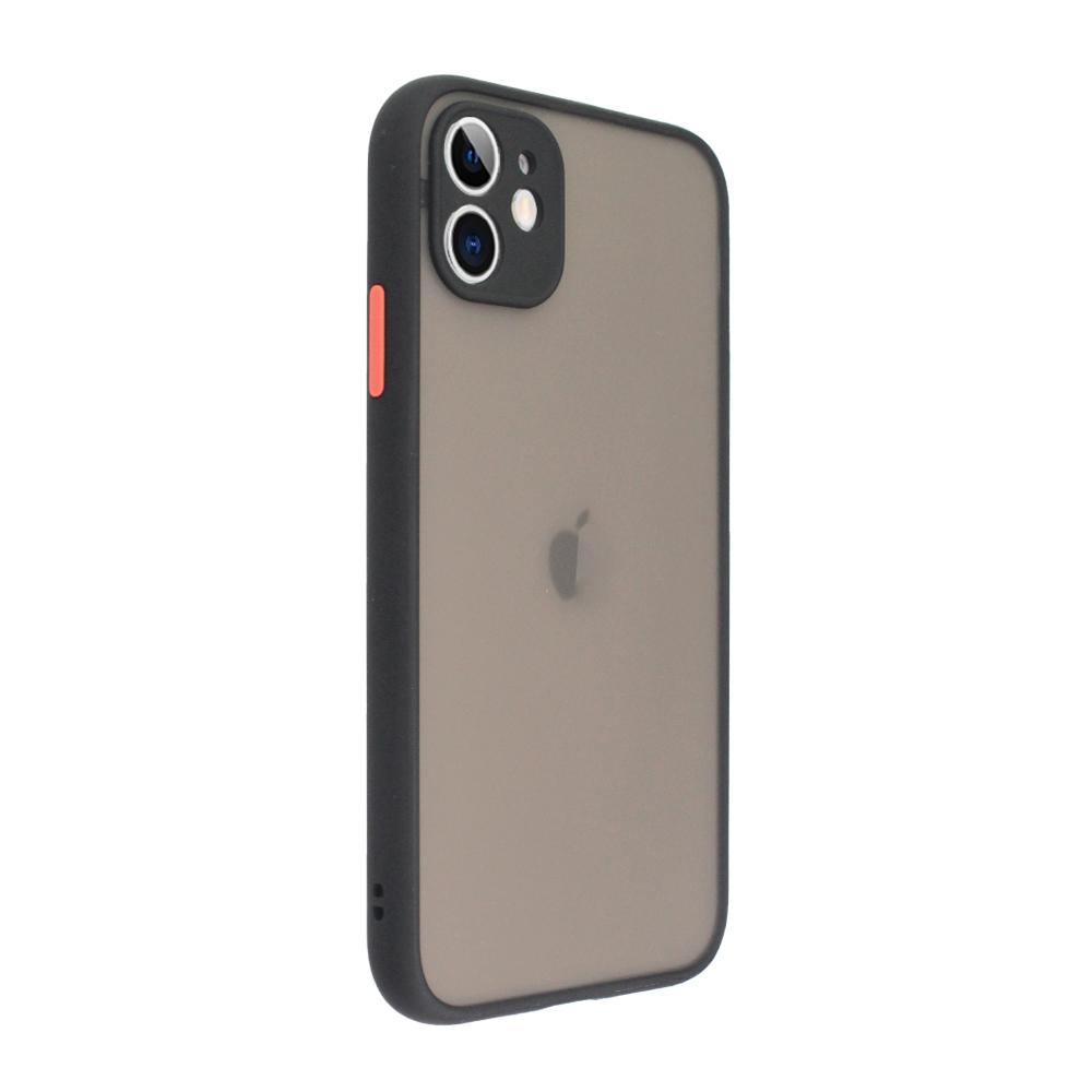 Frosted Smoke Cover for Redmi 8A Dual Camera Protection Phone Case Black Onezeros.in