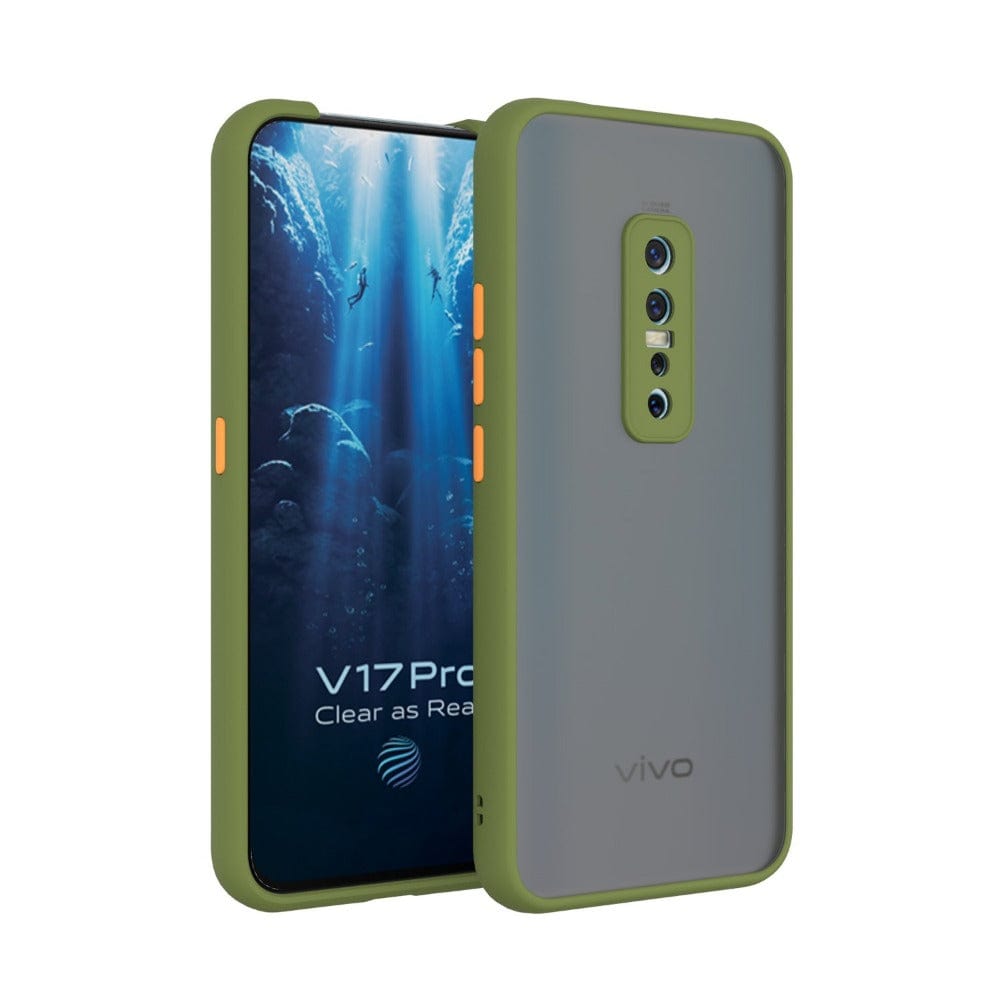 Frosted Smoke Cover for Vivo V17 Pro Camera Protection Phone Case Mobiles & Accessories