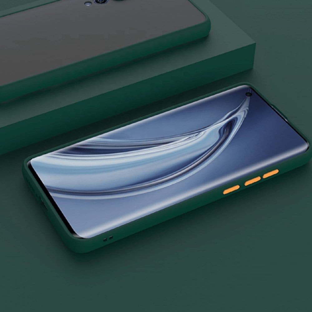 Frosted Smoke Cover for Vivo V23e 5G Camera Protection Phone Case Dark Green Onezeros.in