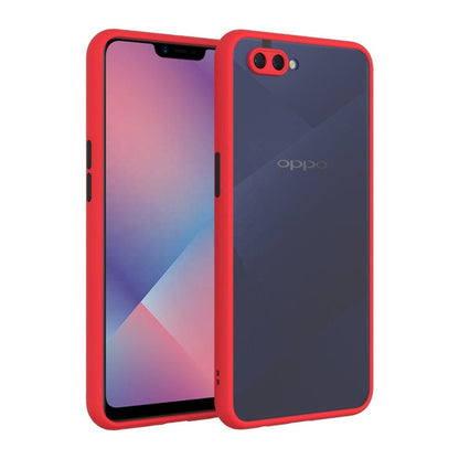 Frosted Smoke Mobile Cover for Oppo A3s/Realme C1 Camera Protection Phone Case Mobiles & Accessories