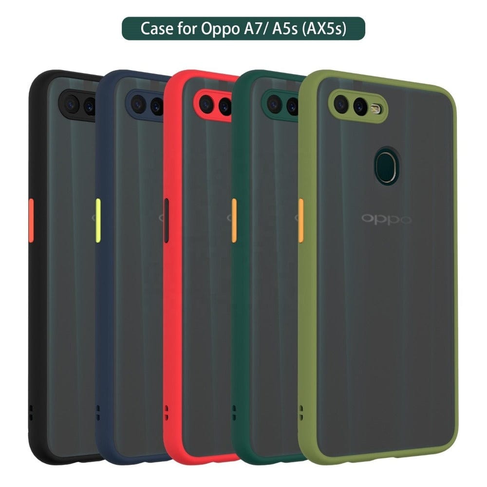 Smoke Case for OPPO F9 Pro Back Cover Camera Protection Phone Case