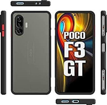 Smoke Case for POCO F3 GT Back Cover Camera Protection Phone Case Mobiles & Accessories