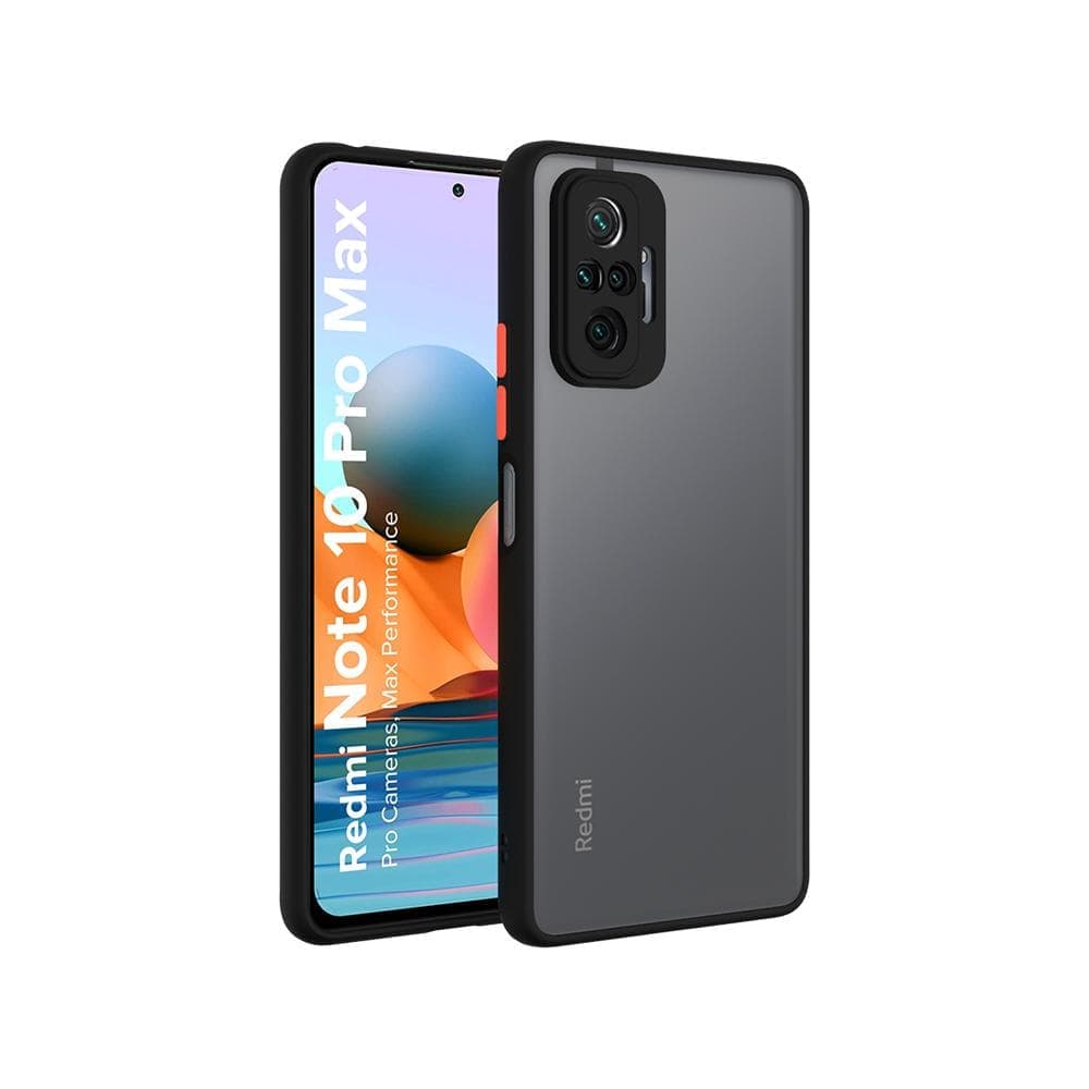 Frosted Smoke Mobile Cover for Redmi Note 10 Pro Camera Protection Phone Case Mobiles & Accessories