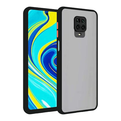 Frosted Smoke Mobile Cover for Redmi Note 9 Pro/Max/POCO M2 Pro Camera Protection Phone Case Mobiles & Accessories