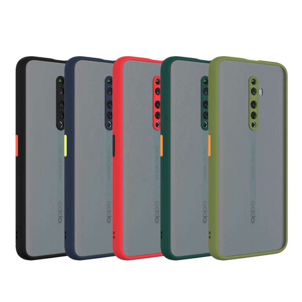 Smoke Case for OPPO Reno 2F Back Cover Camera Protection Phone Case Mobiles & Accessories