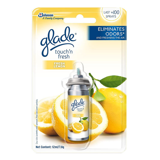 Glade Touch n Fresh Air Freshener Fresh Lemon Refill 12ml Home Fragrances
