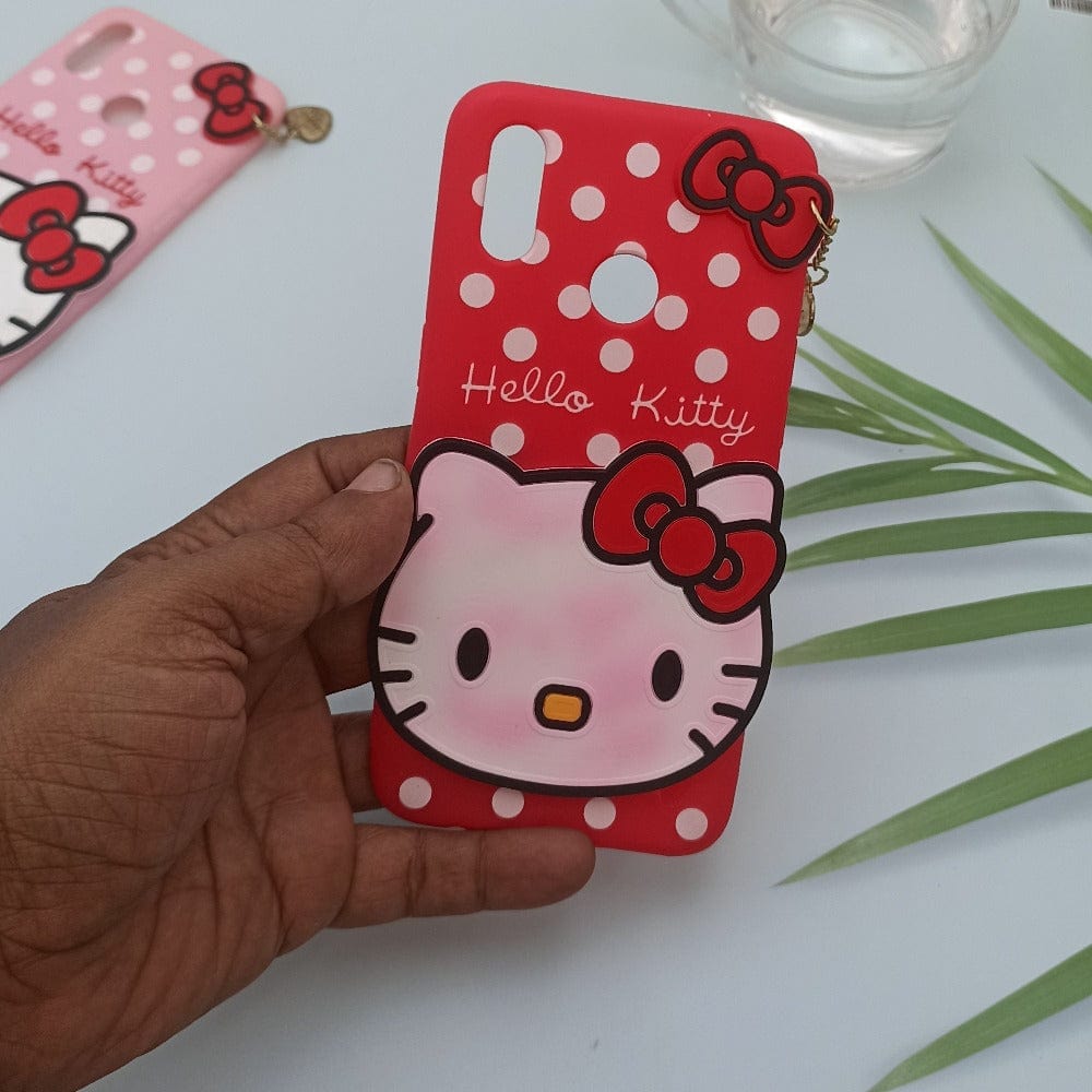 Hello Kitty Mobile Phone Back Cover For Realme 3 Cartoon Phone Back Case Mobiles & Accessories