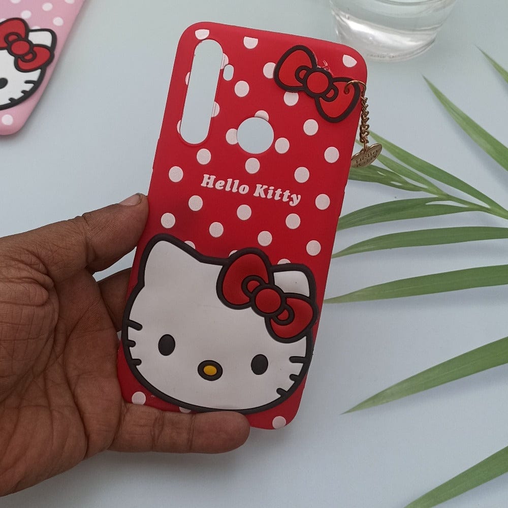Hello Kitty Mobile Phone Back Cover For Realme 5 Cartoon Phone Back Case Mobiles & Accessories