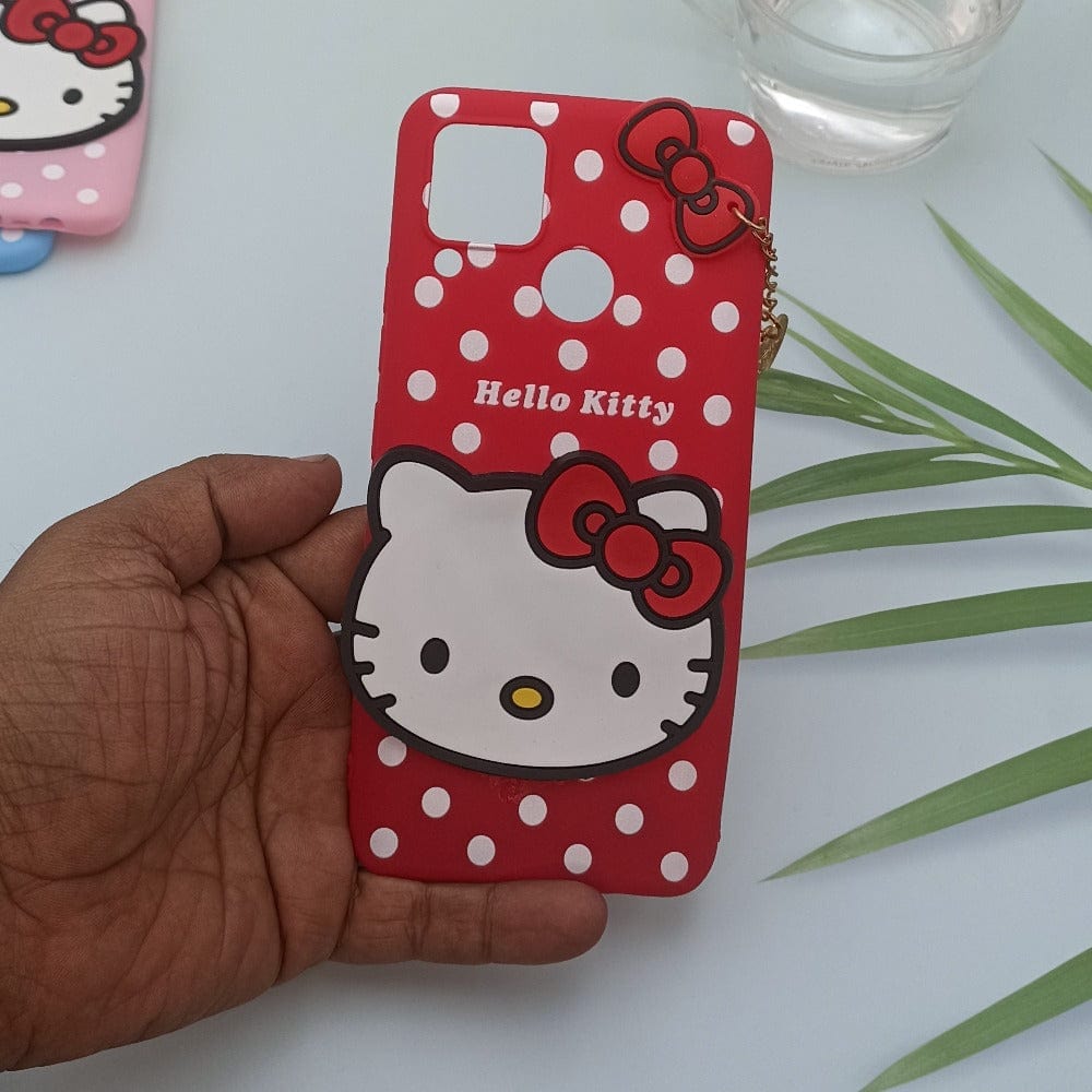 Hello Kitty Mobile Phone Back Cover For Realme C15 Cartoon Phone Back Case Mobiles & Accessories