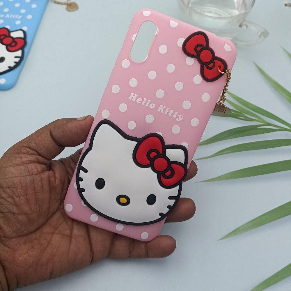 Hello Kitty Mobile Phone Back Cover For Redmi 9A/9i Cartoon Phone Back Case Mobiles & Accessories