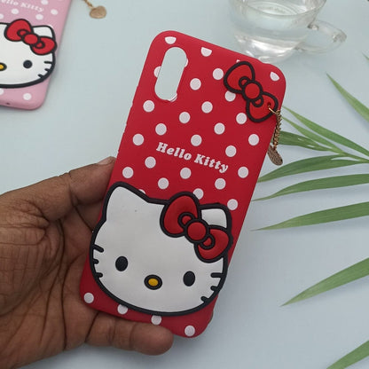 Hello Kitty Mobile Phone Back Cover For Redmi 9A/9i Cartoon Phone Back Case Mobiles & Accessories