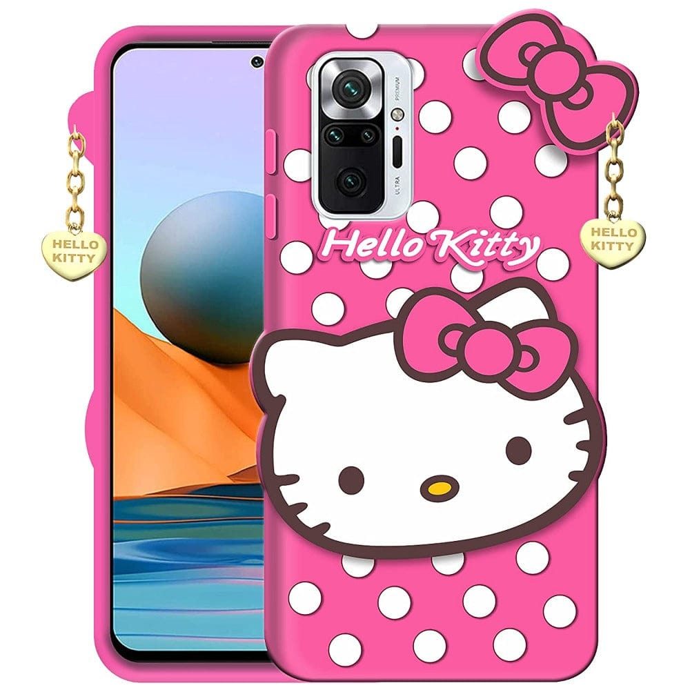 Hello Kitty Mobile Phone Back Cover For Redmi Note 10 Pro/Max Cartoon Phone Back Case Mobiles & Accessories