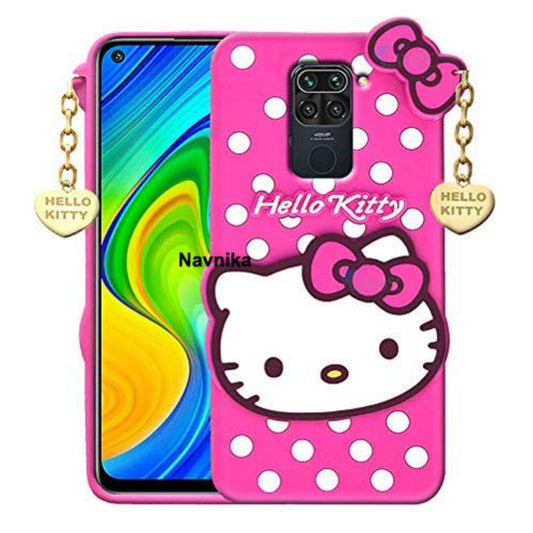 Hello Kitty Mobile Phone Back Cover For Redmi Note 9 Cartoon Phone Back Case for Redmi Note 9 Mobiles & Accessories