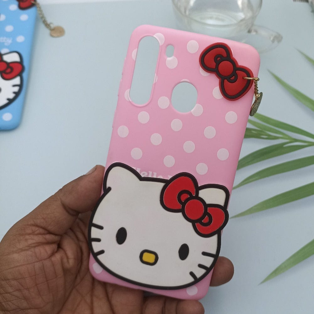 Hello Kitty Mobile Phone Back Cover For Samsung A21 Cartoon Phone Back Case for Galaxy A21 Mobiles & Accessories