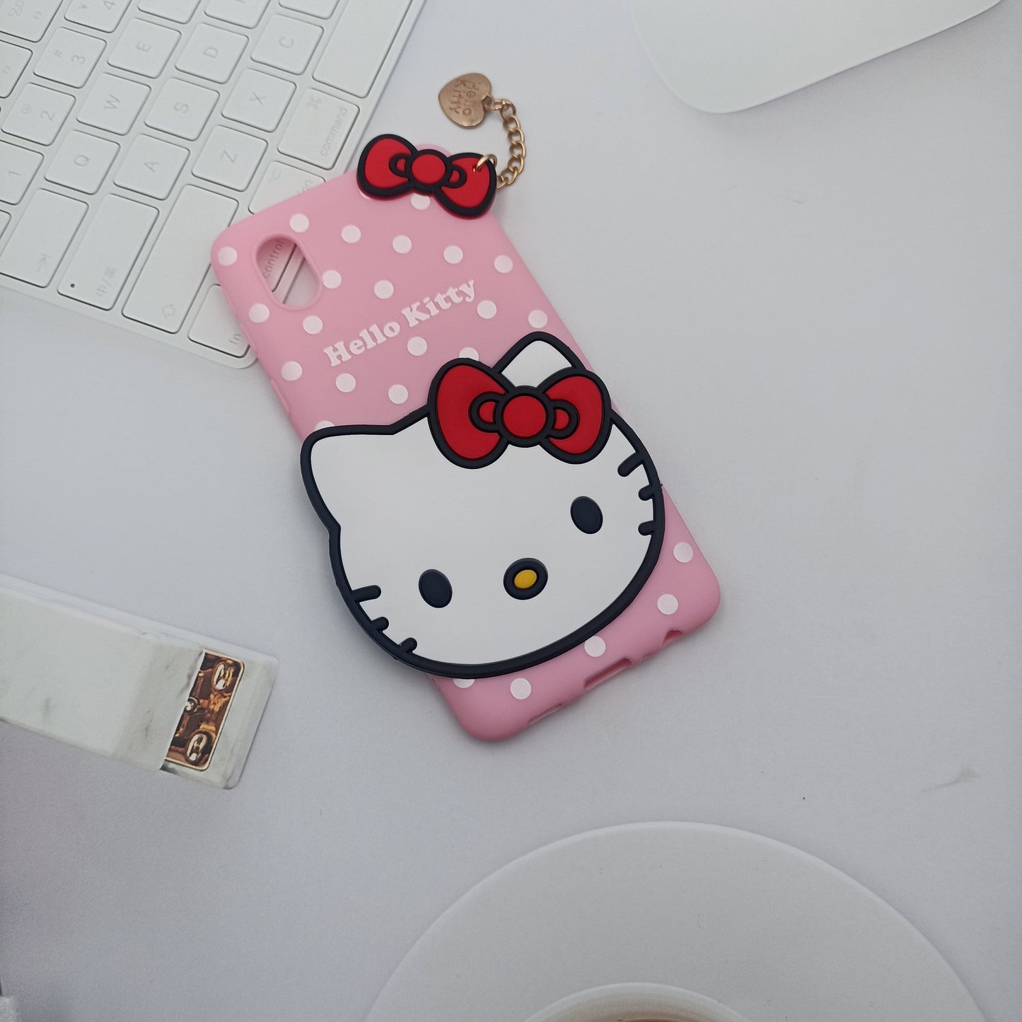 Hello Kitty Mobile Phone Back Cover For Samsung M01 Core Cartoon Phone Back Case for Galaxy M01 Core Mobiles & Accessories
