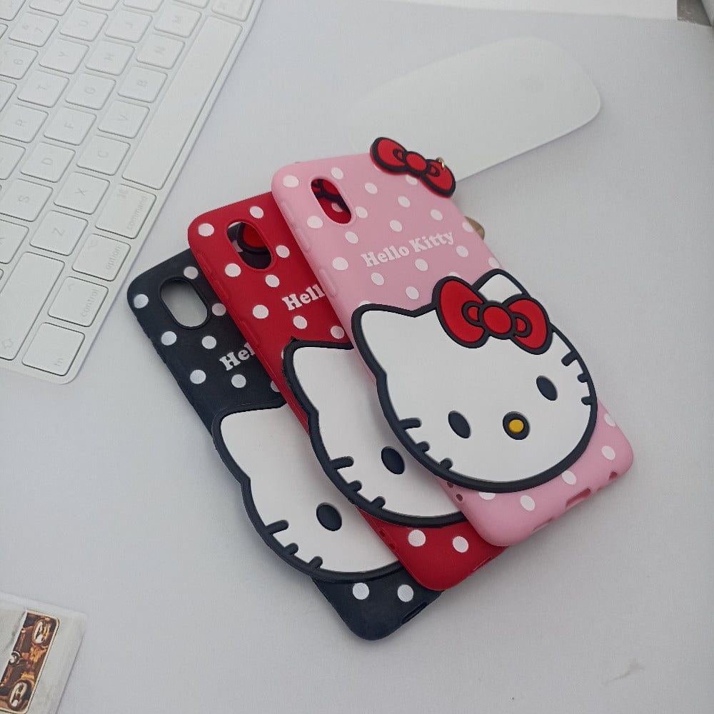 Hello Kitty Mobile Phone Back Cover For Samsung M01 Core Cartoon Phone Back Case for Galaxy M01 Core Mobiles & Accessories
