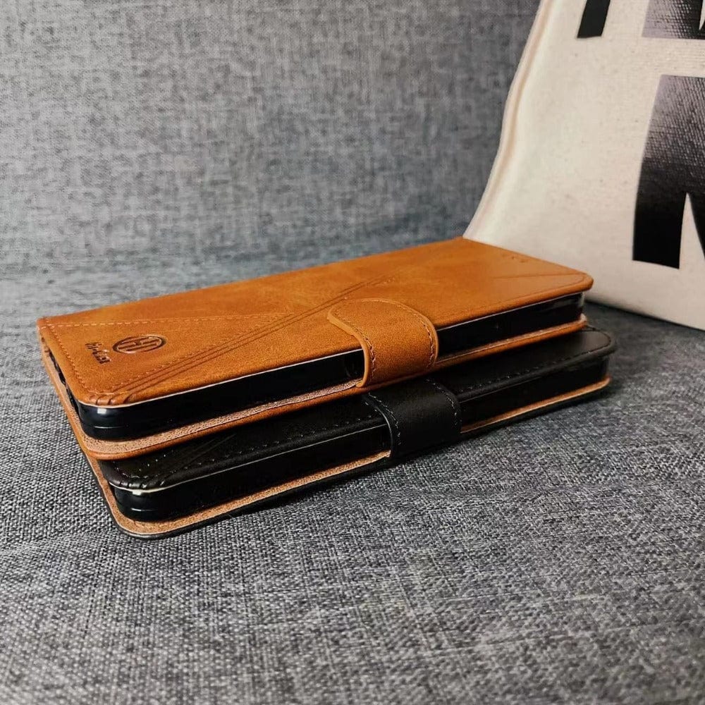 Hi Case Premium Leather wallet flip Cover for OPPO A16 Mobiles & Accessories