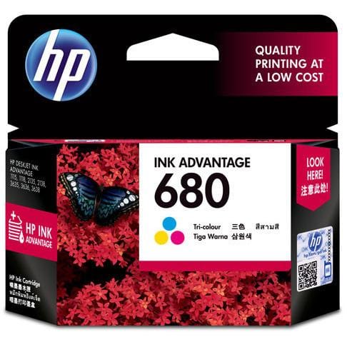 HP 680 Tri Color Ink Cartridge HP
