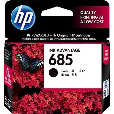 HP 685 Black Ink Cartridge Ink Cartridges