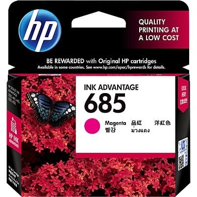 HP 685 Magenta Ink Cartridge Ink Cartridges