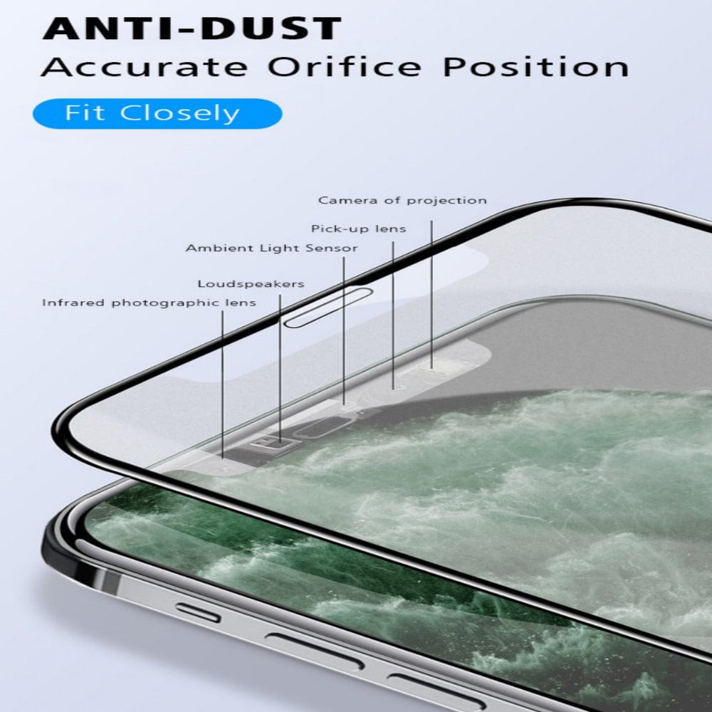 Infinix Hot 10 Play Full Screen Anti Fingerprint 9D-AG Matte Tempered Glass Screen Protector Mobiles & Accessories
