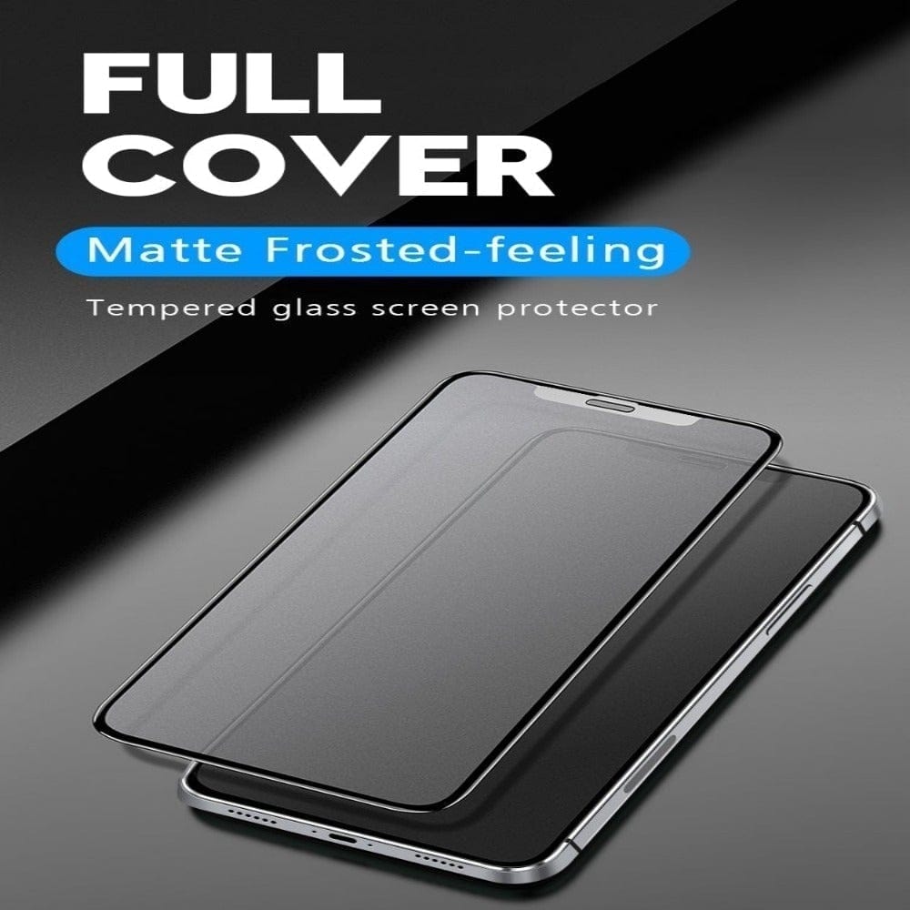 iQOO 9 Pro Full Screen Anti Fingerprint AG Matte Tempered Glass Screen Protector Mobiles & Accessories