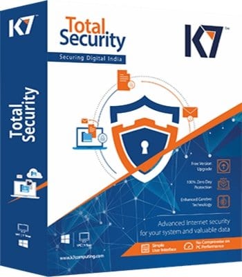 k7 total security activation key ( Email Delivery - No Media) Antivirus & Security Software