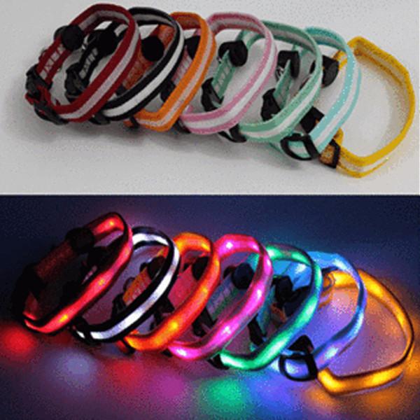 LED Dog Collar - Assorted Colors and Sizes Home & Garden