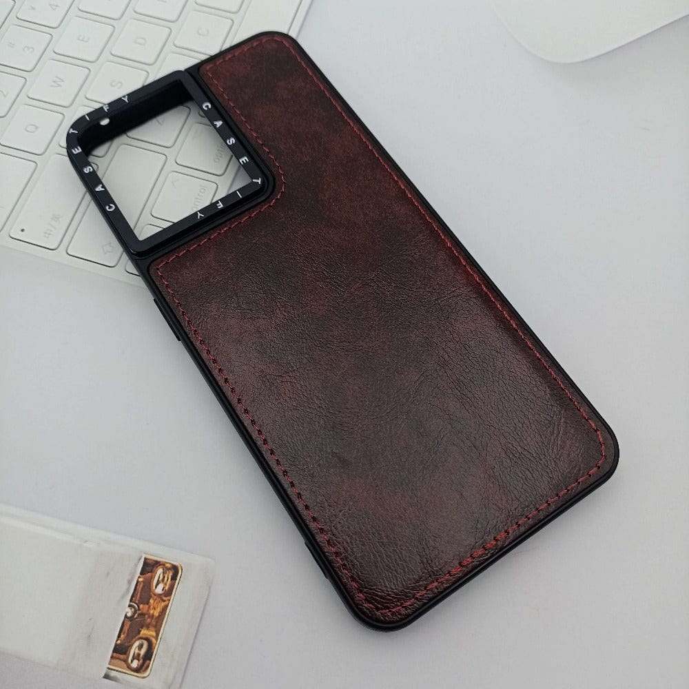 Luxury PU Leather Back Cover Phone Case for OPPO F21 Pro 4G Mobiles & Accessories