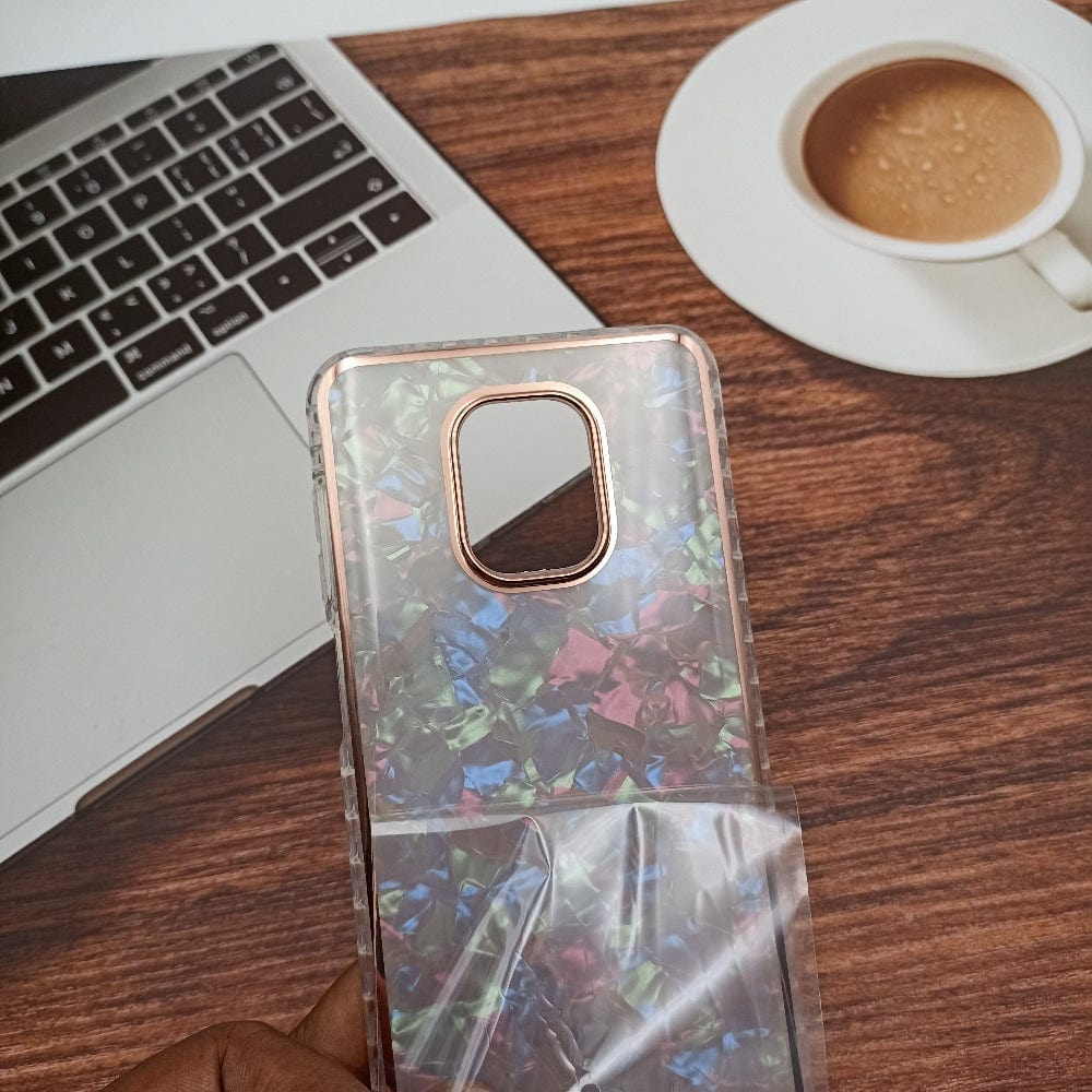 Marble Pattern Back Cover For Redmi Note 9 Pro Phone Case With Pop Up Holder Mobiles & Accessories
