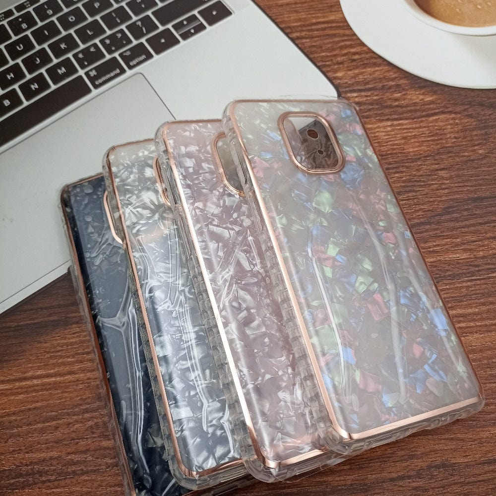 Marble Pattern Back Cover For Redmi Note 9 Pro Phone Case With Pop Up Holder Mobiles & Accessories