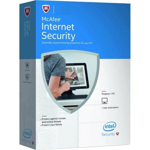McAfee Internet Security (1 User /1 Year) Antivirus & Security Software