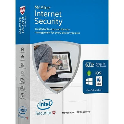 McAfee Internet Security (1 User /1 Year) Antivirus & Security Software