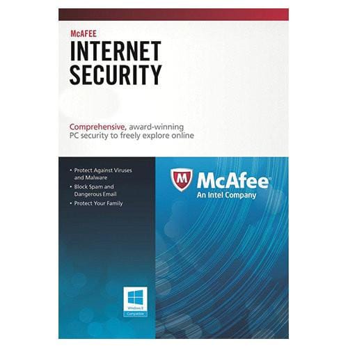 McAfee Internet Security (10 Users)/1 Year Antivirus & Security Software