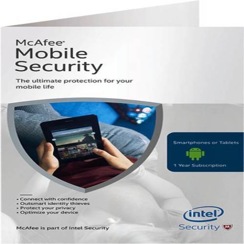 McAfee Mobile Security 1 Device,1 Year - Activation Key Card Computer Accessories