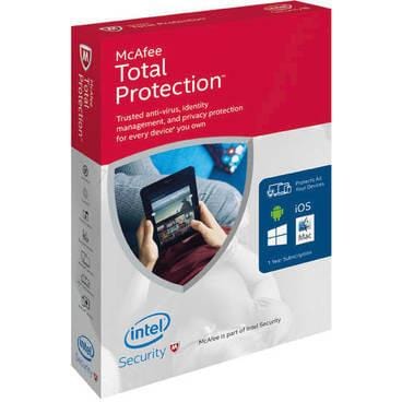 mcafee total protection 10 devices/1 Year Antivirus & Security Software
