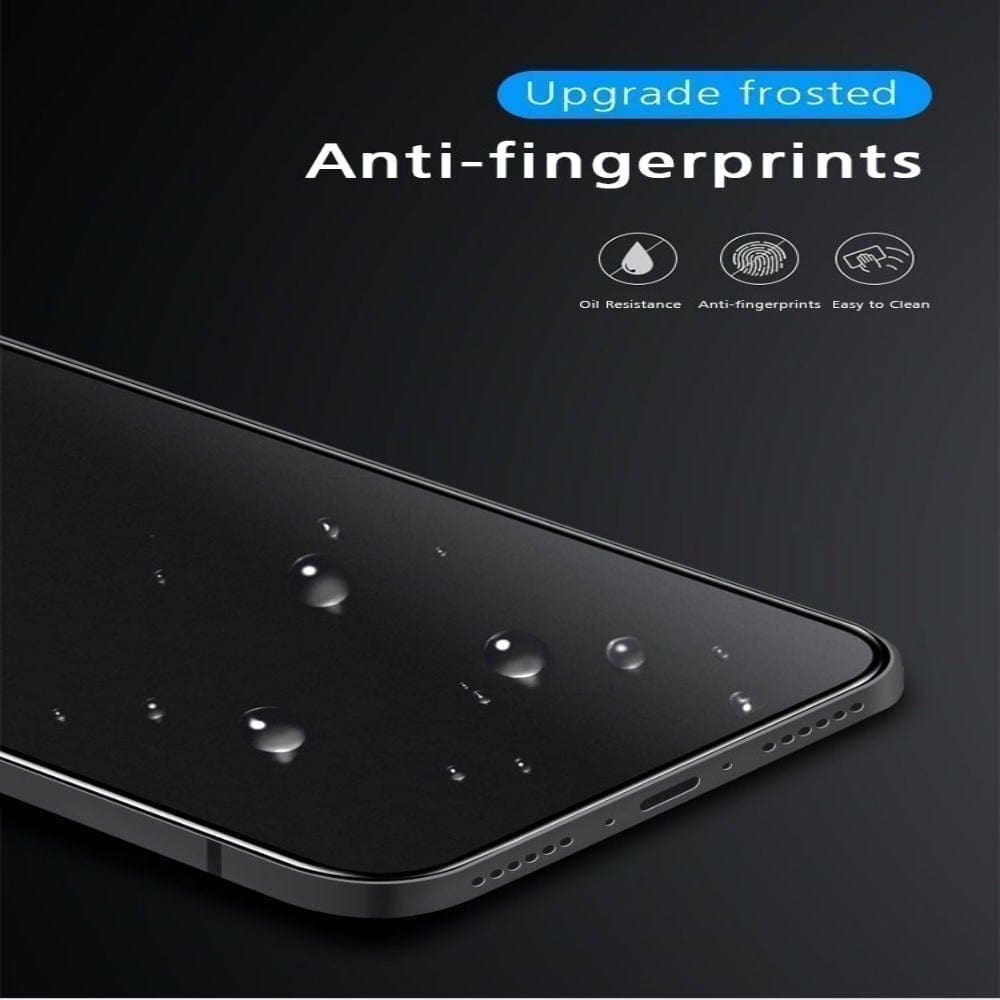 Moto G51 Full Screen Anti Fingerprint AG Matte Tempered Glass Screen Protector Mobiles & Accessories
