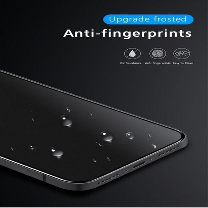 Moto G51 Full Screen Anti Fingerprint AG Matte Tempered Glass Screen Protector Mobiles & Accessories