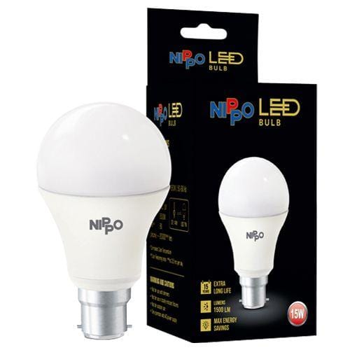 Nippo Base B22 15-Watt LED Bulb (White) Lighting