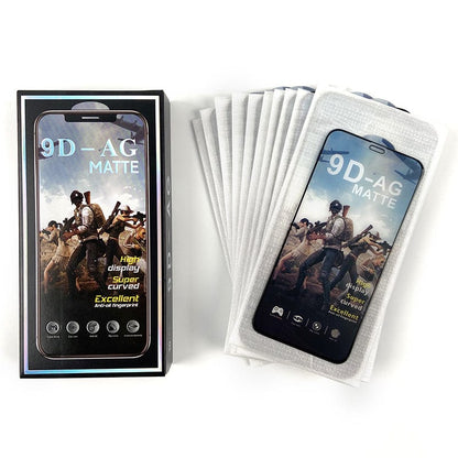 Oppo A54 Full Screen Anti Fingerprint AG Matte Tempered Glass Screen Protector Mobiles & Accessories
