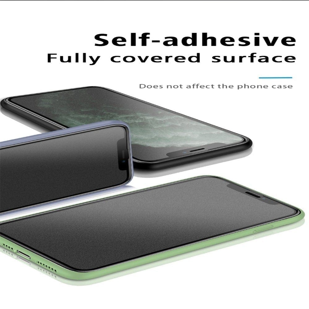 Realme 3/3i Full Screen Anti Fingerprint AG Matte Tempered Glass Screen Protector Mobiles & Accessories