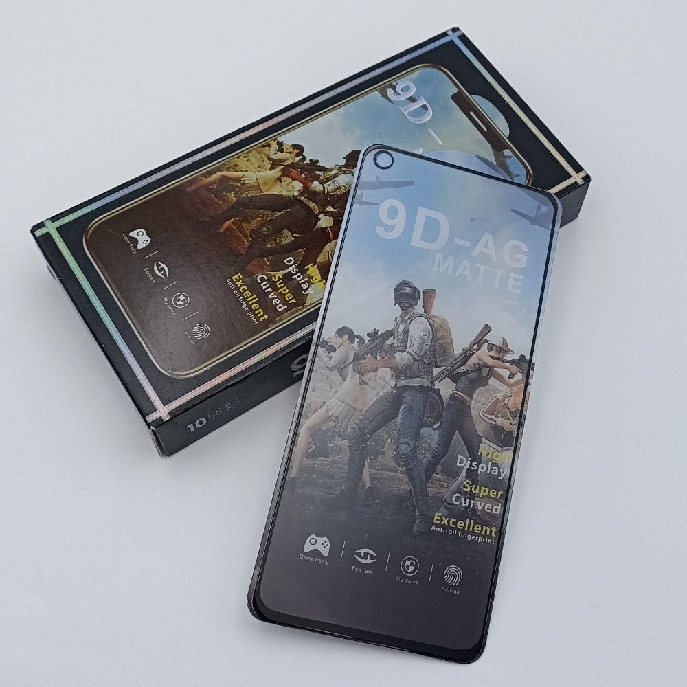 Realme X7 Max (5G) Full Screen Anti Fingerprint AG Matte Tempered Glass Screen Protector Mobiles & Accessories