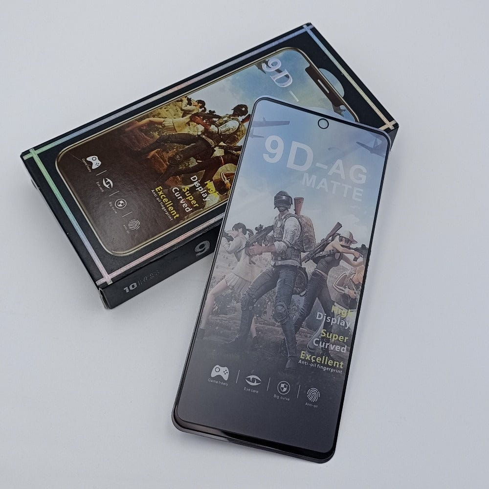 Redmi Note 10 Pro/Pro Max Full Screen Anti Fingerprint AG Matte Tempered Glass Screen Protector Mobiles & Accessories