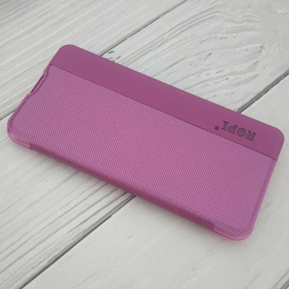 Ropi Flip Cover For Realme C3 Dual Color Classic Flip Case Pink Onezeros.in